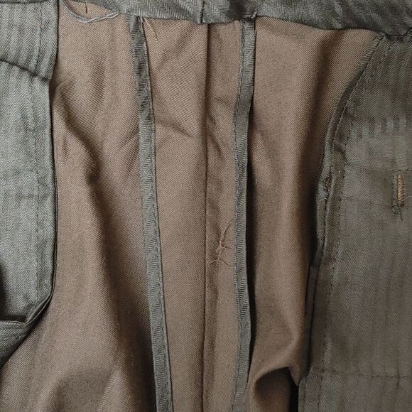 ST. PATRICK BROWN POLY/RAYON PLEATED DRESS SLACK. - Picture 6 of 8